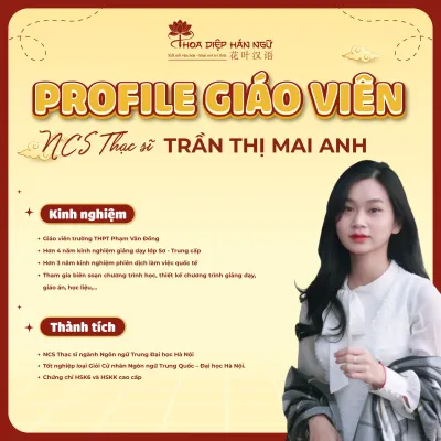 Giáo viên Trần Thị Mai Anh