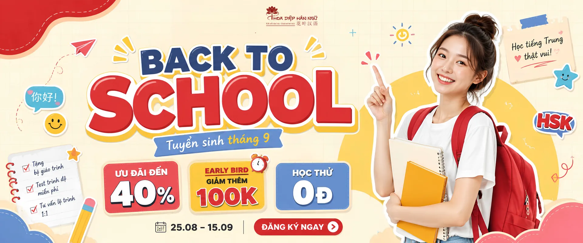 Lớp học Hoa Diệp Hán Ngữ