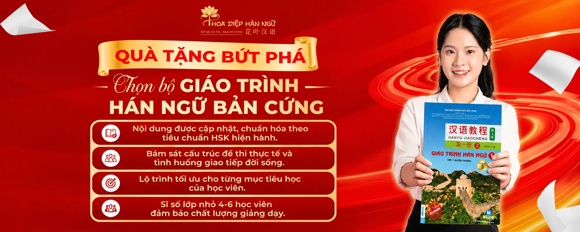 Lớp học Hoa Diệp Hán Ngữ 3